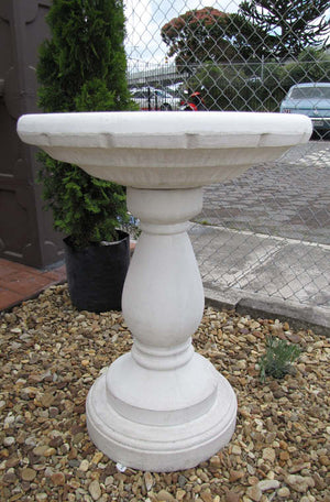 This elegant and impressive pedestal bird bath is a beautiful showpiece in any garden setting; from a more formal rose garden or rolling lawn to a position nestled in a rambling herbaceous border. Choose our sepia treatment for an aged effect. Create a sanctuary for birds with a bird bath that provides water for drinking and is also an essential bath to keep feathers in great condition. The pedestal design of this bird bath will help prevent cats and other predators disturbing the birds as they bathe.